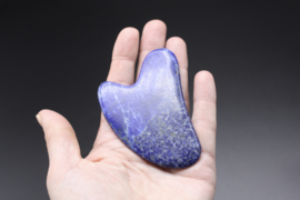 Gua sha massagesteen Lapis Lazuli