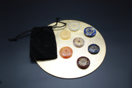 Set Chakra Stenen Rond