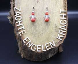 Engel hanger edelsteen Rood Koraal