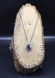 Hanger edelsteen Uil Amethist