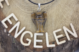 Engelen hanger Tijgeroog 3 cm