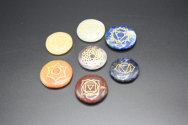 Set Chakra Stenen Rond