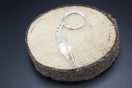 Sleutelhanger pendel bergkristal 10 cm