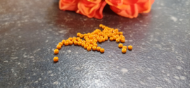 Rocailles Duracoat Opaque kumquat  8/0, 5 gram