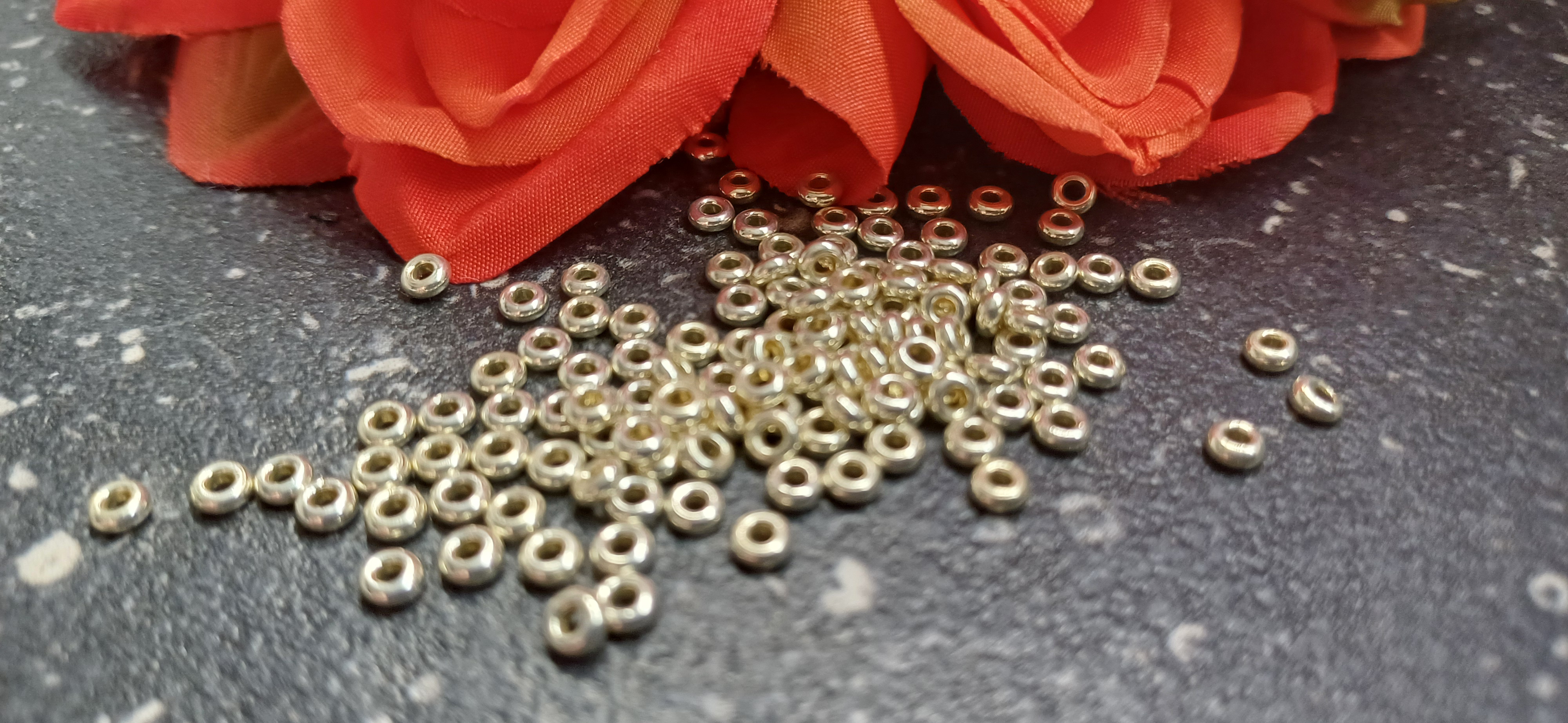 Demi Round Perma Finish Galvanized aluminium 8/0, 5 gram