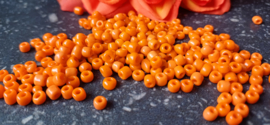 Rocailles orange 6/0, 20 gram