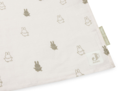 Hydrofiele Doek Large 115x115cm Happy Miffy Olive Green (2p)