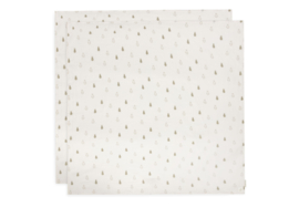 Hydrofiele Doek Large 115x115cm Happy Miffy Olive Green (2p)