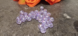 Facet kralen 6 mm Paisley purlple, ongeveer 75 stuks