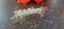 Buigringetjes zilverkleur 5 mm