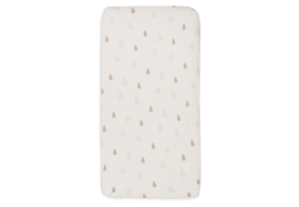 Hoeslaken Jersey 40/50x80/90cm Happy Miffy Nougat