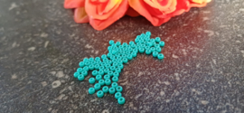 Rocailles Opaque Turquoise Green  8/0, 10 gram