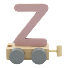 Letter trein - Z roze