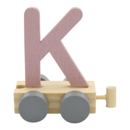 Letter trein - K roze