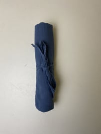 Swaddle effen blauw 65 cm