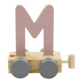 Letter trein - M roze