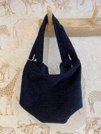 Kids tas - rib - donkerblauw