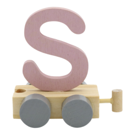 Letter trein - S roze