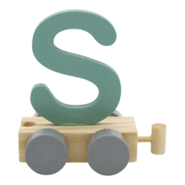 Letter trein - S groen