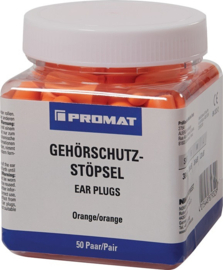 Oordopje EN 352-2 SNR 38 dB 50 paar/kunststof doos PROMAT
