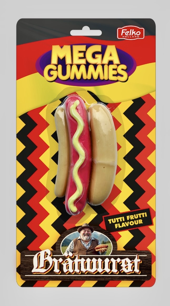 Mega Gummies - German Bratwurst