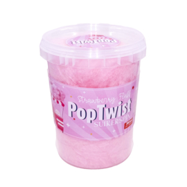 Poptwist - suikerspin - strawberry fluff