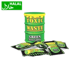 Toxic Waste - Green Sour Candy Drum