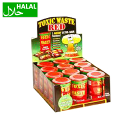 Toxic Waste - Red Sour Candy Drum