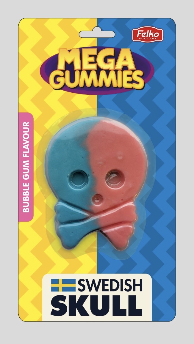 Mega Gummies - Swedish Candy Skull