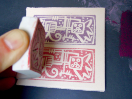 Netty Janssens- Keramische druktechnieken: stempels en rijstpapiertransfers