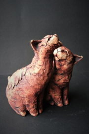Workshop Carla Teer - je favoriete dier in klei gevangen; dieren boetseren