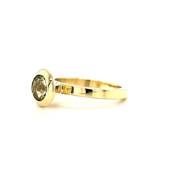 Gouden Ring met Prasioliet