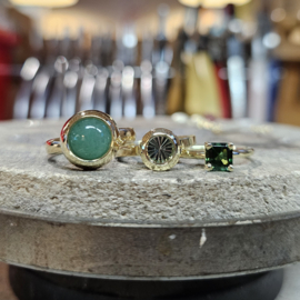 Ring met Groene Toermalijn