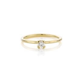 Gouden Diamanten Aanschuifring