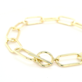 Gouden Schakelarmband Chain