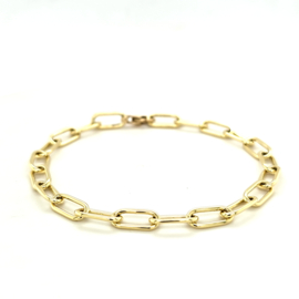 Schakelarmband recht ovaal