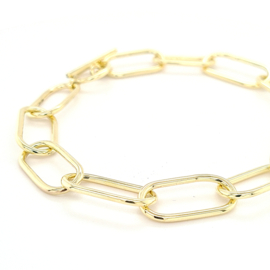 Gouden Schakelarmband Chain