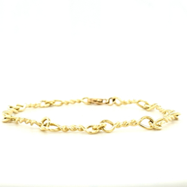 Gouden Getorste Armband