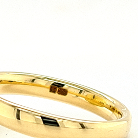Gouden ring met grijze Indische Maansteen