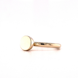 Gouden Ring met Kop