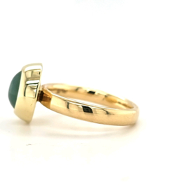 Gouden Klemring met Aventurijn