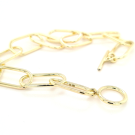 Gouden Schakelarmband Chain
