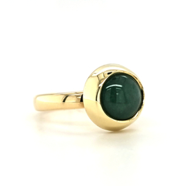 Gouden Klemring met Aventurijn