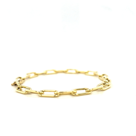 Schakelarmband recht ovaal