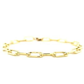 Schakelarmband recht ovaal