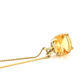 Gouden Hanger met Citrien
