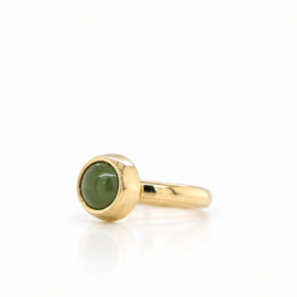 Ring met Groene Jade