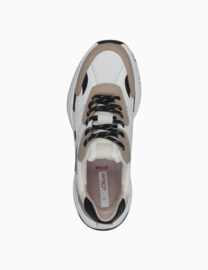 Sneaker - S. Oliver - beige/zwart