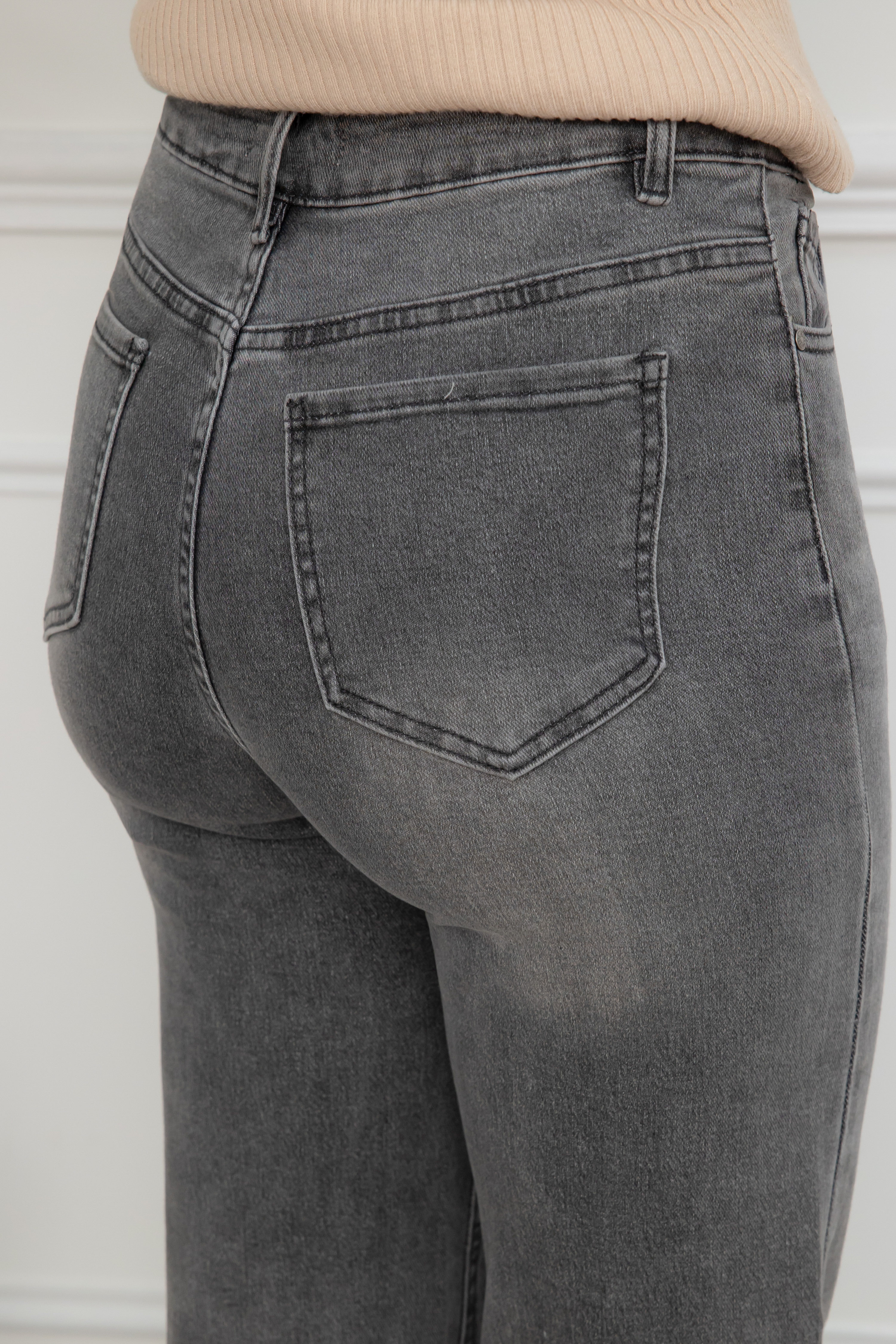 Wide jeans - grijs