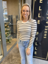 Pull strepen - donkerblauw